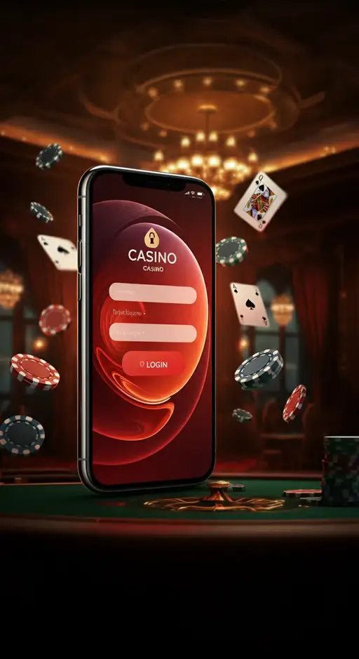 Interface de connexion sécurisée d'Instant Casino affichant les champs d'e-mail et de mot de passe avec un bouton de connexion et l'option 'Mot de passe oublié' sur un fond thématique de casino.
